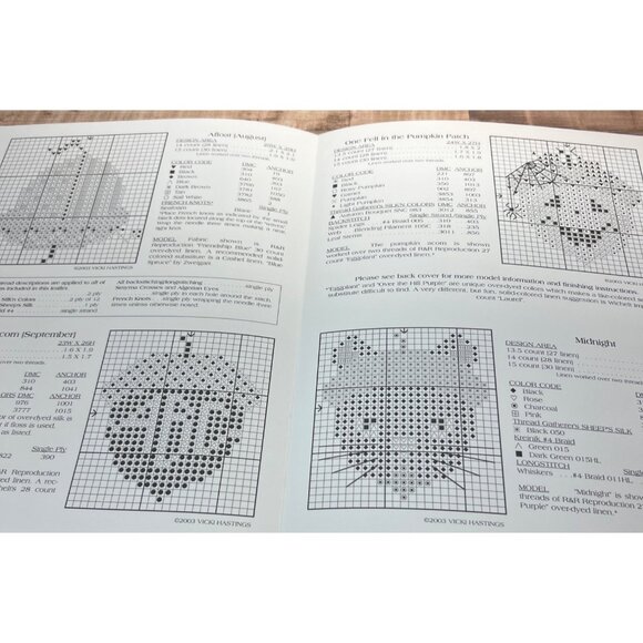 RARE The Cricket Collection No.233 Cross-Eyed Cricket Pattern Booklet Acorns Fal - Picture 3 of 3